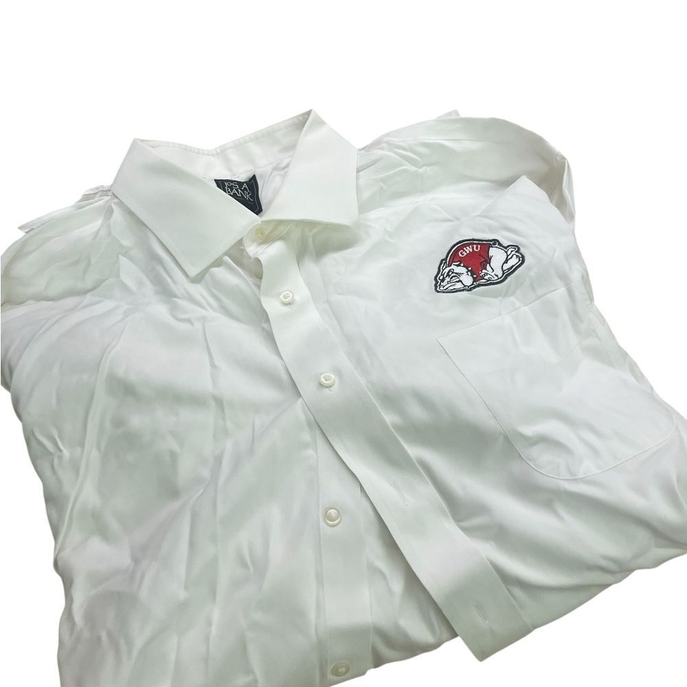 Vantage size 2X White Dress Shirt with Embroidered Logosize 2X
